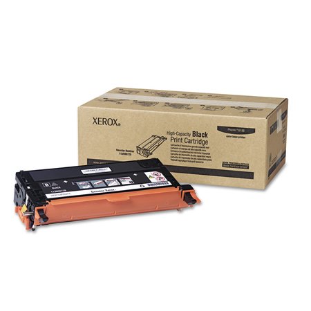 XEROX Toner Cartridge, 8000 Page, Black, Printer Series: Phaser 113R00726